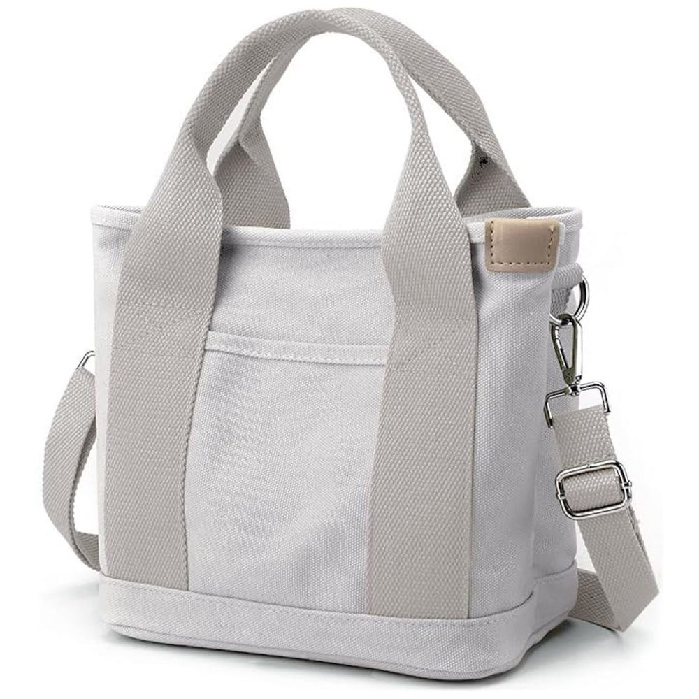 Small Tote Bag With Zier Tote Bag Canvas Crossbody Bag Shoulder >:)